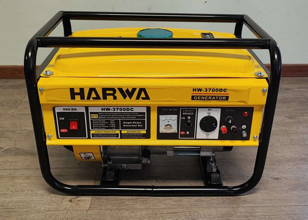 HARWA HW-3700DC 2.5Kw AC220v Output Petrol Generator - Reliable and Efficient Power Solution