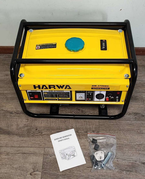 HARWA HW-3700DC 2.5Kw AC220v Output Petrol Generator - Reliable and Efficient Power Solution