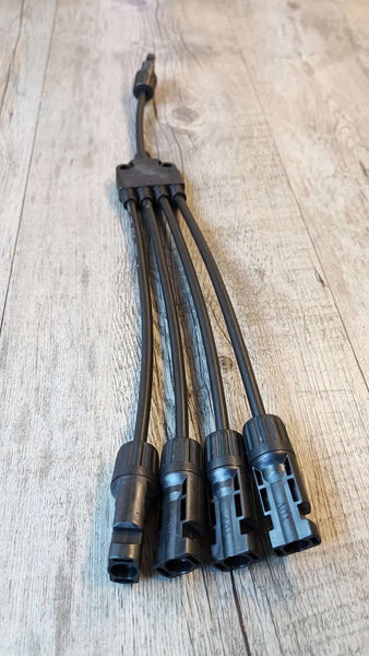 Increase Your Solar Panel System with the 1 to 4 Solar Panel Y Connector and Splitter Set