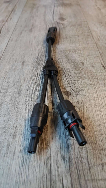 Enhance Your Solar Panel System with the 1 to 2 Solar Panel Y Connector and Splitter Set