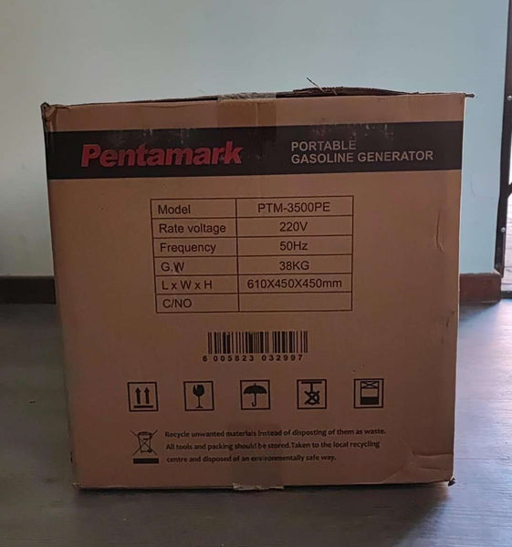 Pentamark PTM-3500PE Portable Petrol Generator - Powerful and Reliable Outdoor Generator