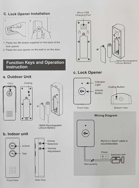 RL-0518L Wireless Audio Home and Office Intercom System: Clear and Reliable Communication Solution