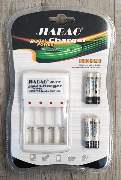 Jiabao JB-212 Nicd-NiMh Battery Charger + Batteries: Versatile and Intelligent Charging Solution