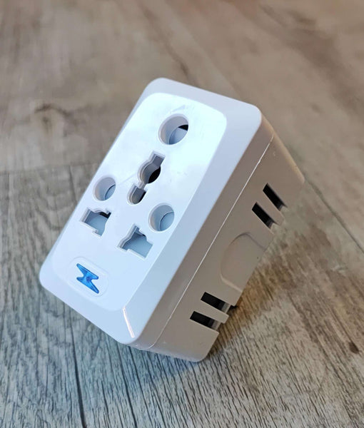 Universal 13Amp 4Way Travel Adaptor - Charge Multiple Devices on the Go