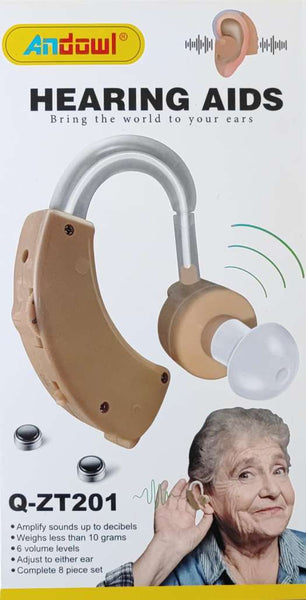 ANDOWL Q-ZT201 Inner Ear Hearing Aid Amplifier - Discreet and Advanced Sound Enhancer for Hearing Impairments