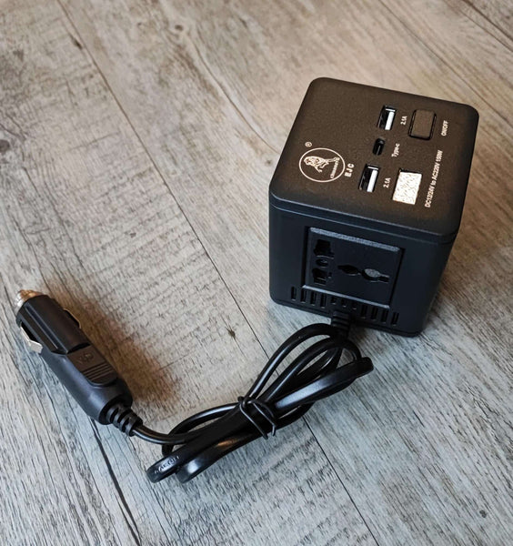 EJC 150w Car Power Inverter - Convert DC to AC on the Go!