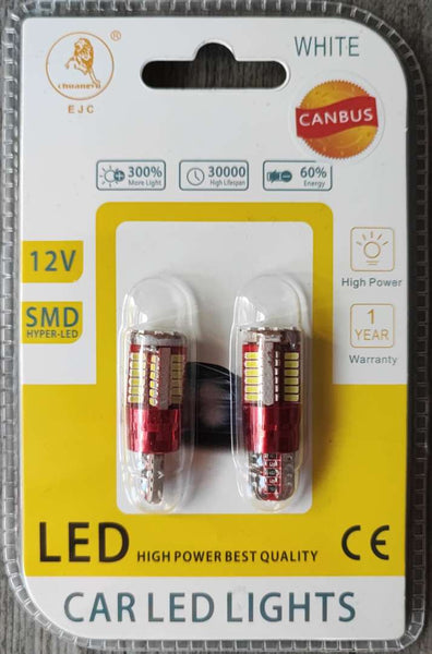 Shop the T10 57pc 3014 Chip Canbus Car LED Bulb Kit for Bright and Efficient Lighting Upgrade