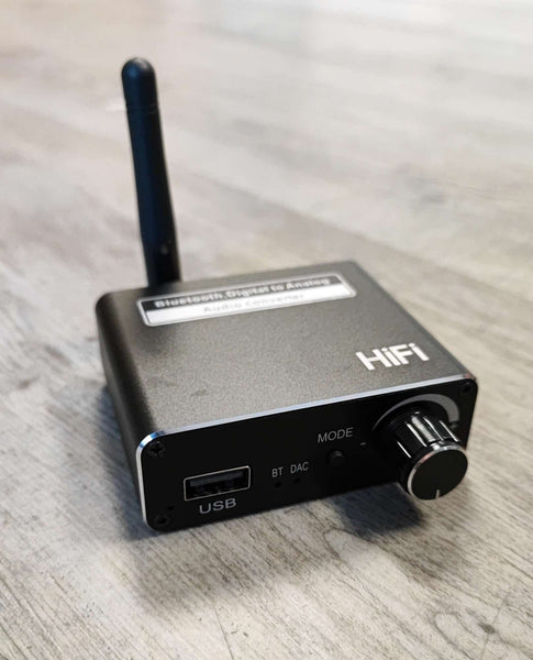 D18 Wireless Bluetooth Digital Fiber Coaxial Audio Converter - Stream Wireless Audio to Your Home System