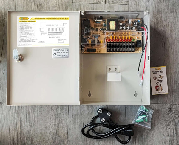 ANDOWL Q-UP1215 12v 15 Amp Power Supply UPS Backup - Uninterrupted Power for Electronics