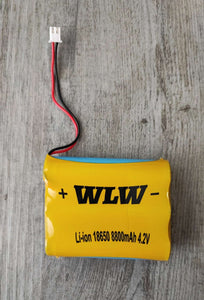 WLW 5400mah 3.7v 18650 Battery Pack with 2Pin Connector