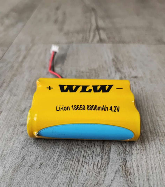 WLW 5400mah 3.7v 18650 Battery Pack with 2Pin Connector