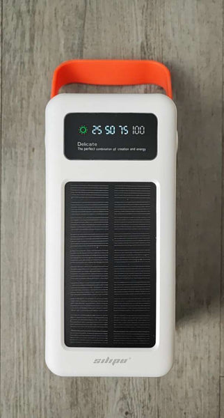 Silipu HUGE CAPACITY 40000mAh 296wh Quad 2.4A USB SOLAR Power Bank and Mobile Phone Charger - Charge Multiple Devices Simultaneously