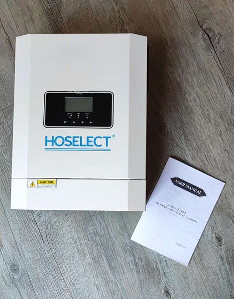 Hoselect  2KVA 1600w12v Pure Sine Hybrid Solar 80Amp PWM Inverter