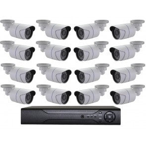 High-Quality 16 Channel 1080P AHD CCTV Kit with Mobile Phone Remote Viewing