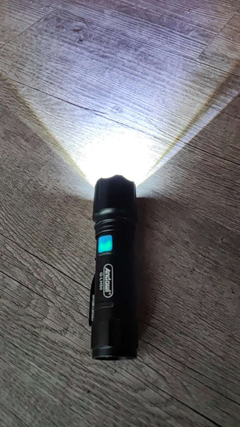 Andowl Q-LH50 USB Charged Led Flashlight - Rechargeable Flashlight with Bright LED Bulb