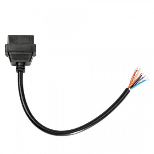 OBD2 16pin Female Connector to Open OBD Cable - Essential Tool for Car Enthusiasts and Professionals