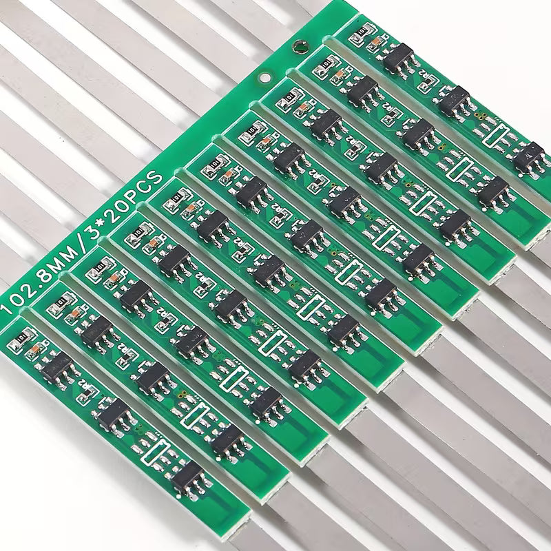 1S 3.7V 3A li-ion BMS PCM 18650 Batterybeskermingsbord
