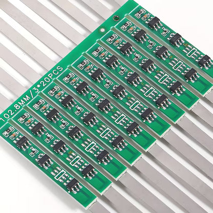 1S 3.7V 3A li-ion BMS PCM 18650 Batterybeskermingsbord
