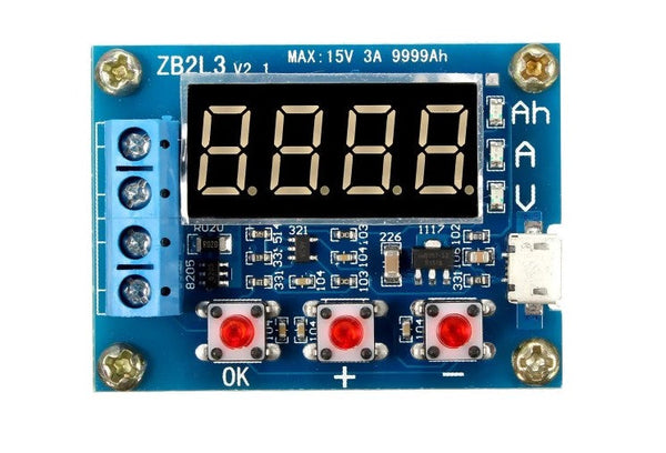 1.2v - 12v Battery Capacity Tester For 18650 li-ion/lead-acid Batteries