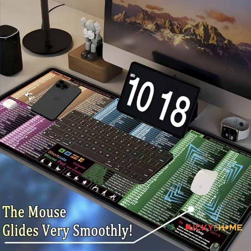 Extra-large Shortcut Keys Mouse Pad for Excel/Word/PowerPoint/Windows ...