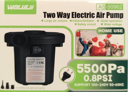 Wolulu AS-50962 Two Way Electric Air Pump - Electromann SA