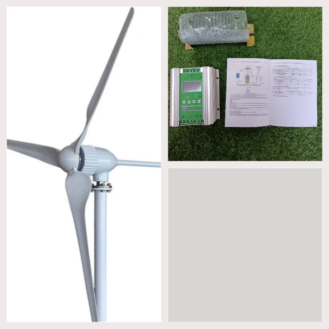 600W 24V Wind Turbine for Home Use - Clean and Efficient Energy Generation - Electromann SA