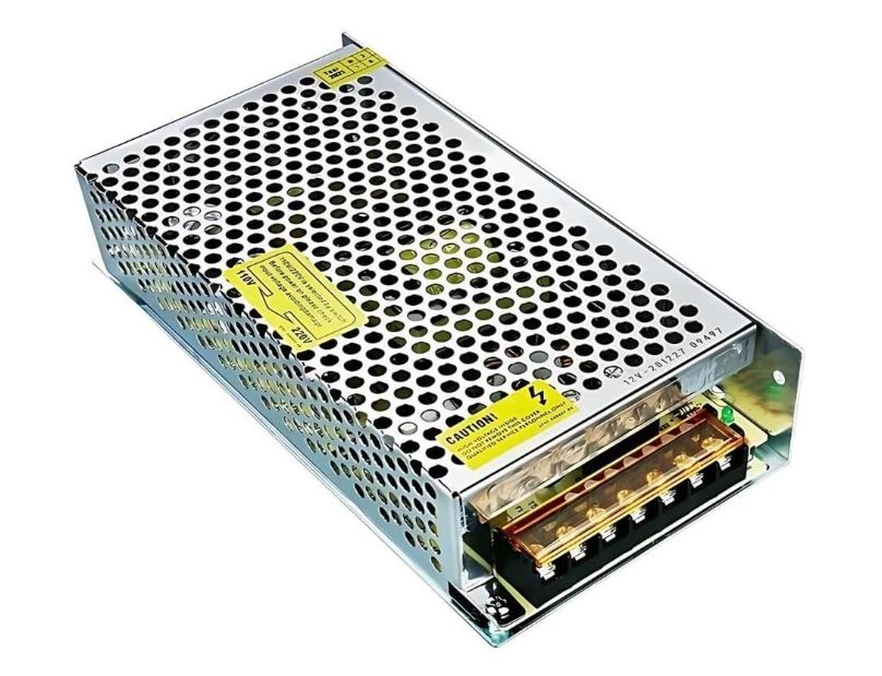 AC220v to 12v 25 Amp Power Supply Box - Reliable and Efficient Power Source (10008250) - Electromann SA