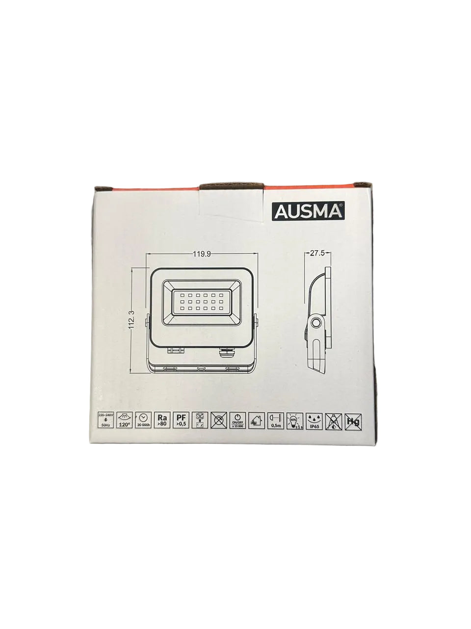 Ausma 20Watt 220v AC Outdoor LED Flood Light (10008209) - Electromann SA