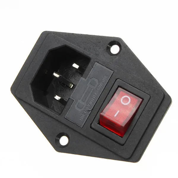 IEC 320 C13 C14 AC Inlet Power Plug Socket 250V 6A