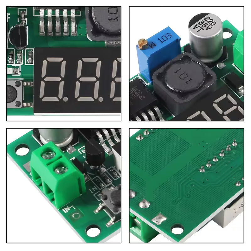 LM2596 DC-DC Voltage Regulator Adjustable Step Down Power Supply - Electromann SA