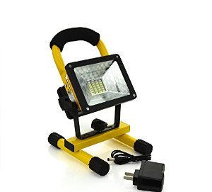 Portable 30W Rechargeable Flood Light with Adjustable Stand - Bright and Efficient Illumination for Outdoor and Indoor Use