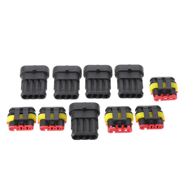 Waterproof Electrical Wire Connectors - 15pcs 2/3/4 Pins for Secure and Reliable Connections