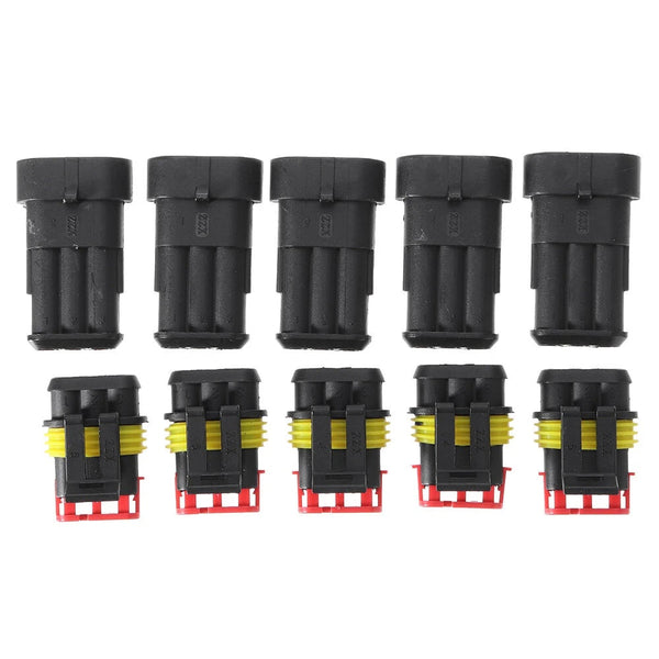 Waterproof Electrical Wire Connectors - 15pcs 2/3/4 Pins for Secure and Reliable Connections