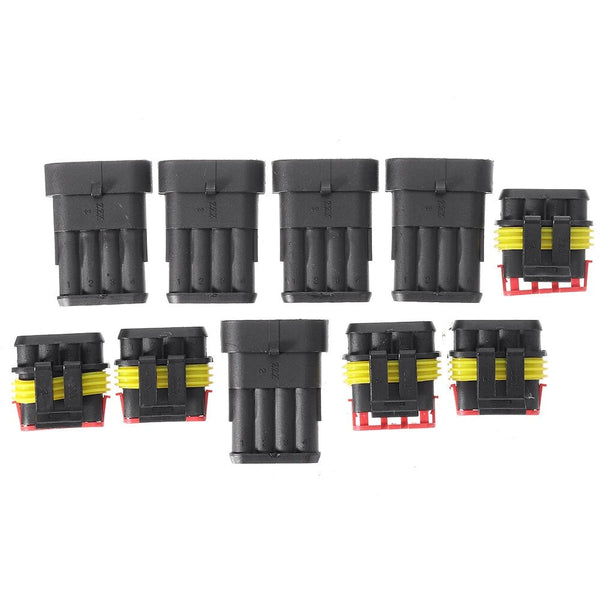 Waterproof Electrical Wire Connectors - 15pcs 2/3/4 Pins for Secure and Reliable Connections