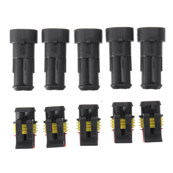 Waterproof Electrical Wire Connectors - 15pcs 2/3/4 Pins for Secure and Reliable Connections