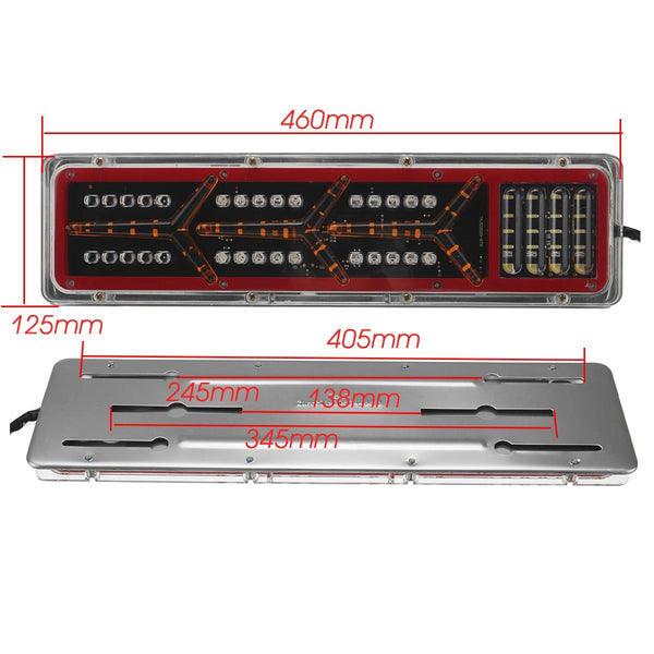 24V LED Tail Light For Trailers and Trucks