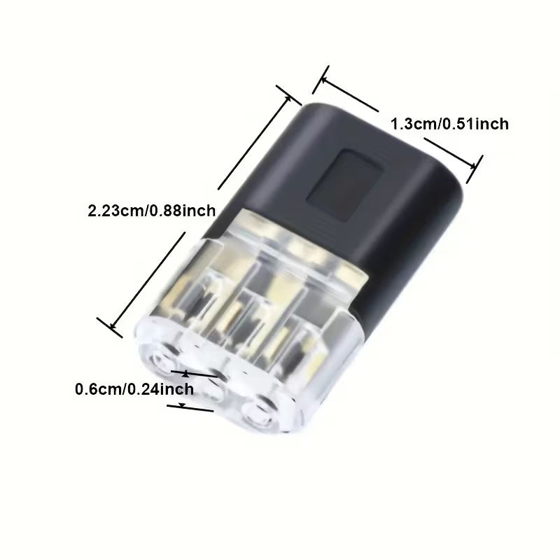 25pcs Universal Quick-Connect Terminals with 3 Pins (10000253) - Electromann SA