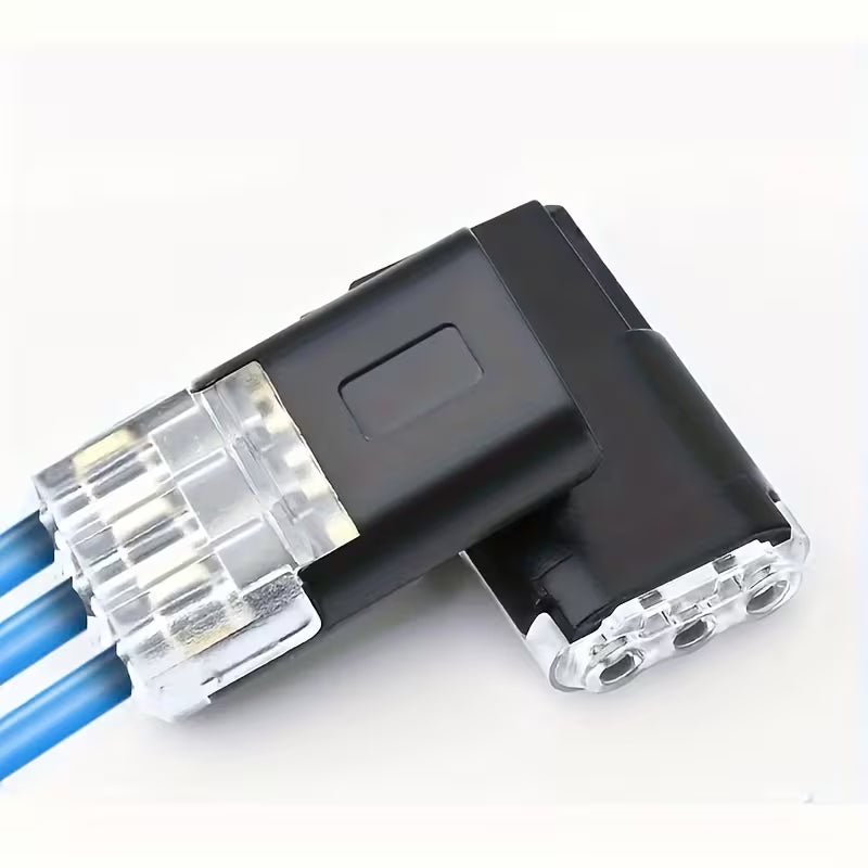 25pcs Universal Quick-Connect Terminals with 3 Pins (10000253) - Electromann SA