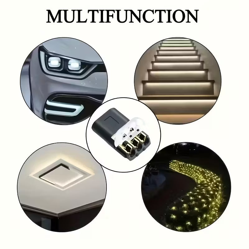 25pcs Universal Quick-Connect Terminals with 3 Pins (10000253) - Electromann SA