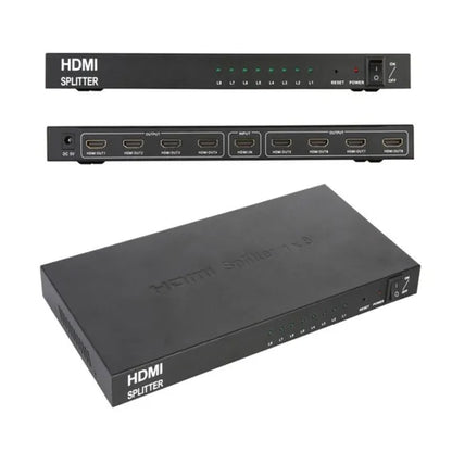 HDMI Splitter 1 x 8 Way (10008176) - Electromann SA
