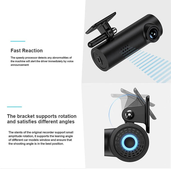 FHD 2K Wifi Android/iOS Mobile App Dash Camera DVR - Capture and Control Your Driving Moments in Full HD 2K Resolution