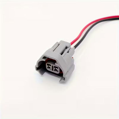 2 Pin Waterproof Fuel Injector Connector Plug and Wire Harness Pigtail for Subaru and Mazda (10007205) - Electromann SA
