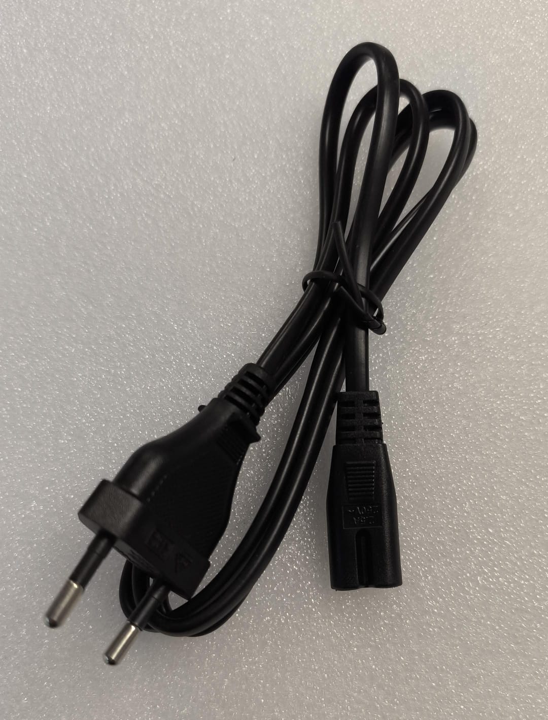 1.5Meter 2Pin 230VAC Power Cable - Black (10007641) - Electromann SA