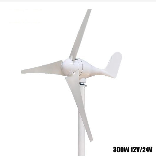 300W 3 Blades 24V Wind Turbine with Charge Controller