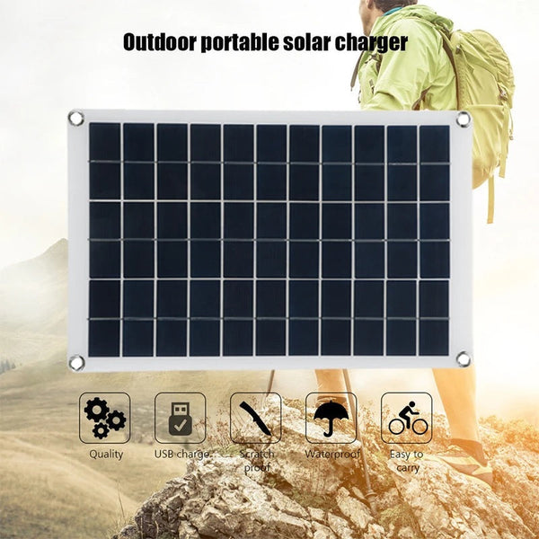 10W Portable Semi Flexible Solar Panel Kit - Reliable Clean Energy on the Go