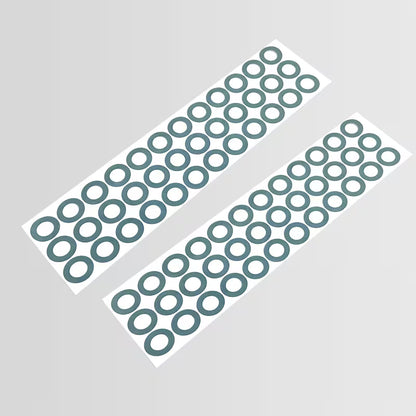 72Pcs Lithium Positive Electrode Battery Insulation Gasket Pack for 32700 Battery Cells (10006824) - Electromann SA