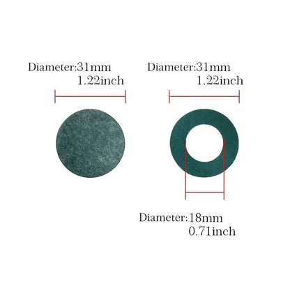 72Pcs Lithium Positive Electrode Battery Insulation Gasket Pack for 32700 Battery Cells (10006824) - Electromann SA