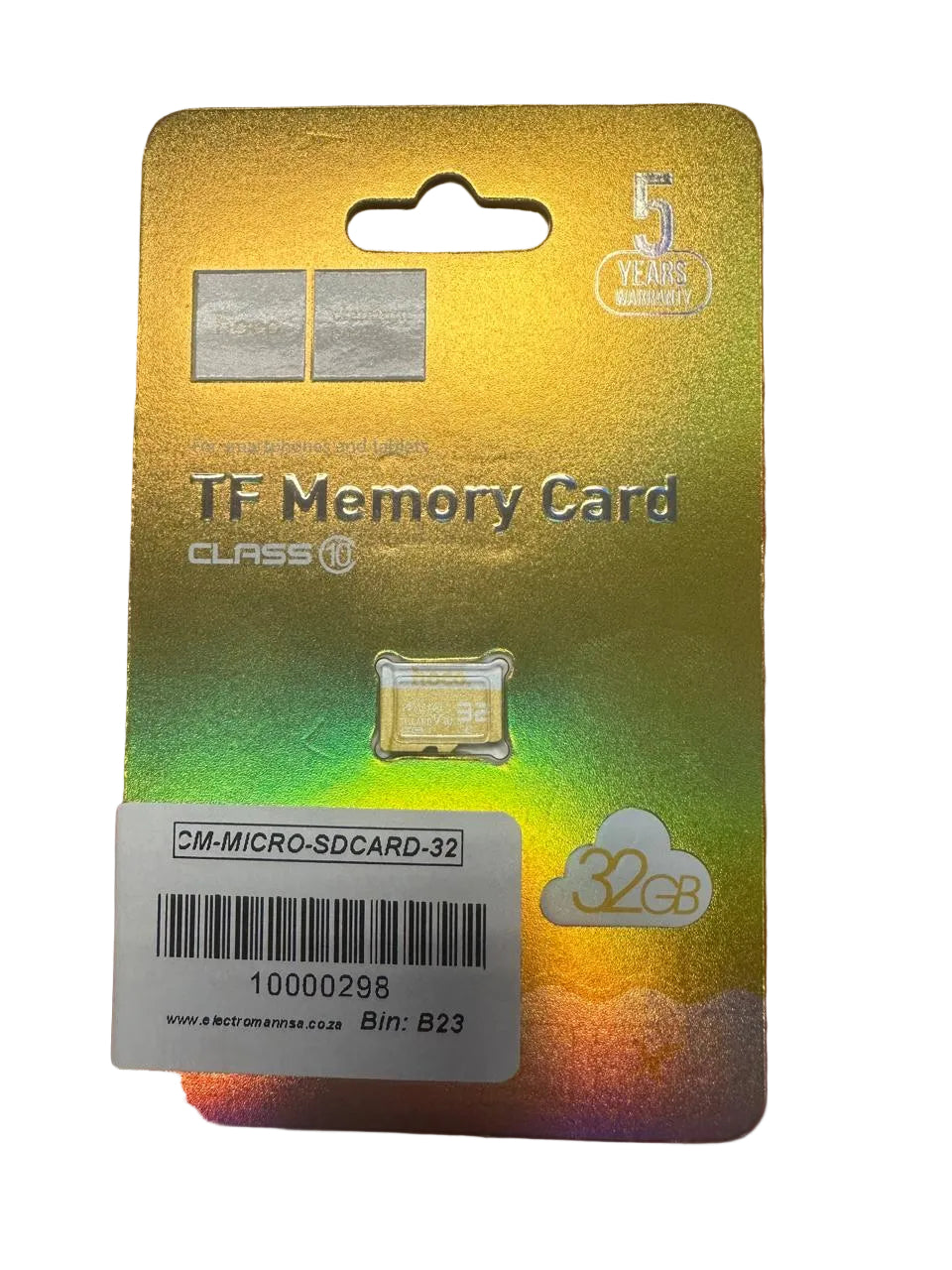 TF 32GB Class 10 Micro SD Card (10000298) - Electromann SA