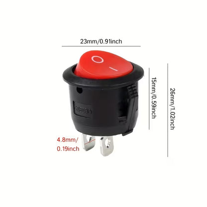 Buy the 10A 250v AC Rocker Switch - Durable and Versatile Electrical Component - Electromann SA