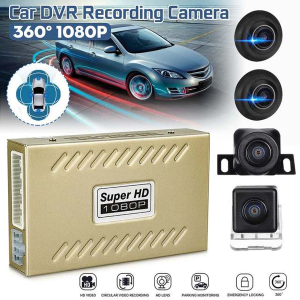 4-Channel Vehicle Camera DVR Kit